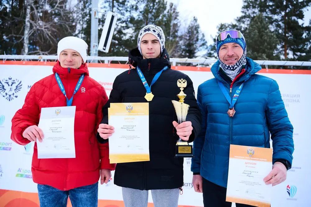 Алтайские спортсмены завоевали три медали заключительного этапа Кубка России по триатлону в дисциплине дуатлон-лыжная гонка в Красноярском крае