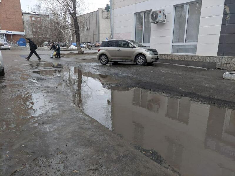 Лужасы нашего городка! Как Барнаул "поплыл" с приходом тепла Лужасы нашего городка! Как Барнаул "поплыл" с приходом тепла