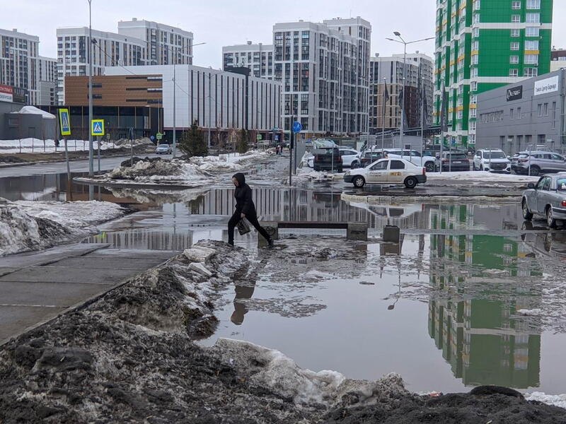 Лужасы нашего городка! Как Барнаул "поплыл" с приходом тепла Лужасы нашего городка! Как Барнаул "поплыл" с приходом тепла