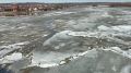Лед тронулся на реке Бия в районе Бийска