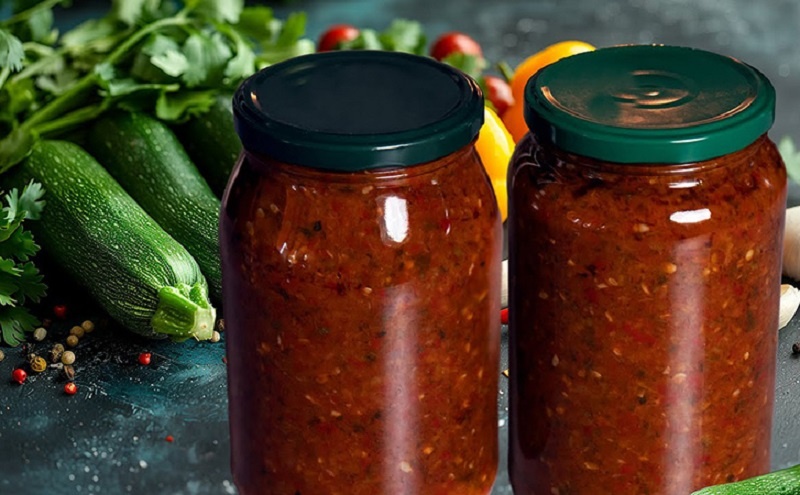 Грузинская аджика с кабачками: летний вкус в банке