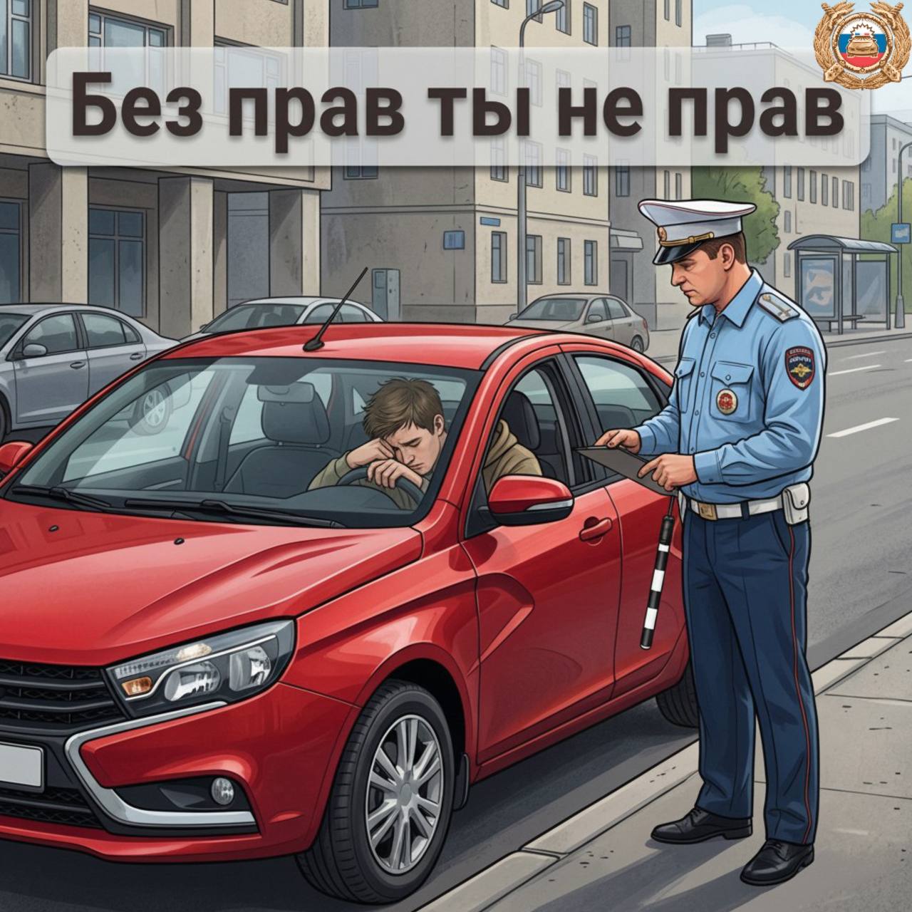 Водители без прав становятся причиной ДТП в Барнауле