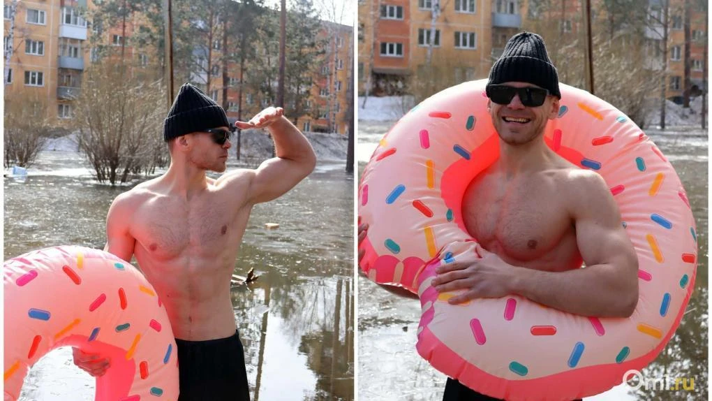 «Чем вам не Бали?» Житель Новосибирска искупался в гигантской луже посреди города «Чем вам не Бали?» Житель Новосибирска искупался в гигантской луже посреди города