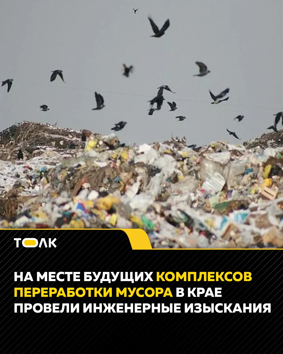 На месте будущих комплексов переработки мусора в крае провели инженерные изыскания