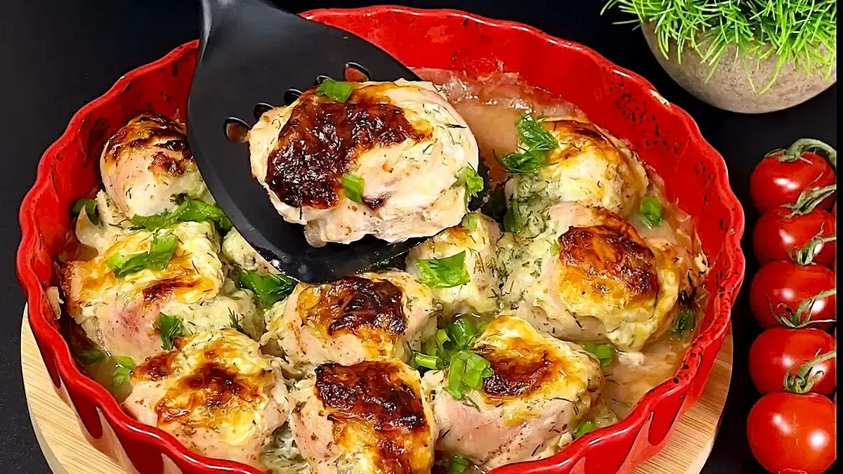 Удивительные куриные рулеты с творожной начинкой