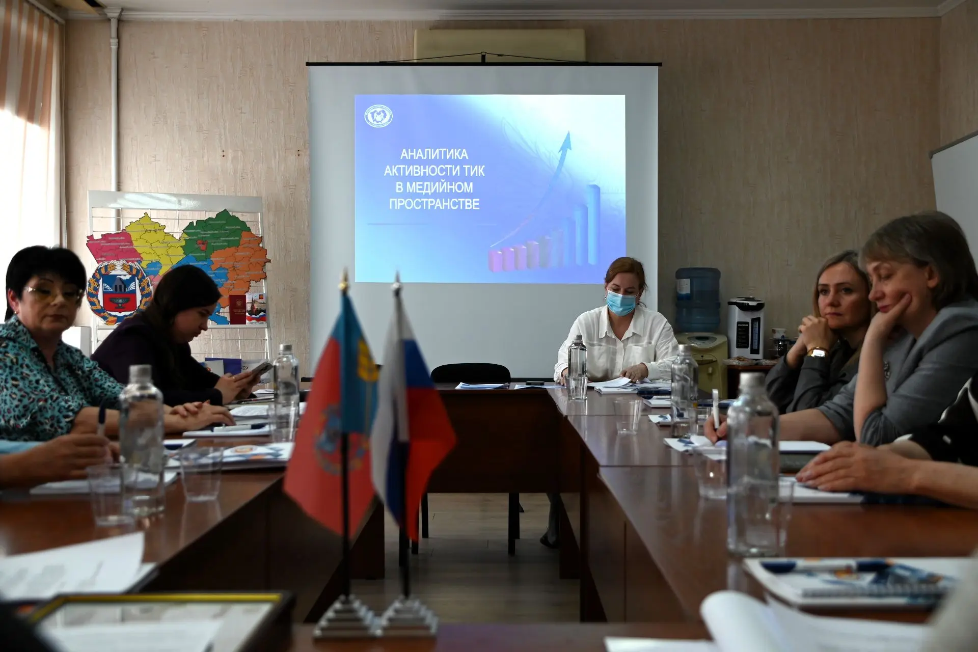 Итоги Месячника молодого избирателя и организацию работы ТИК в социальных сетях обсудили на заседании Совета председателей избирательных комиссий