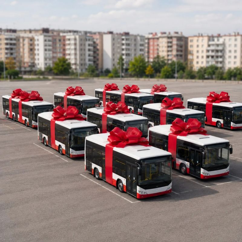 Первая партия. К осени 2026 года Барнаул должен получить 31 новый автобус