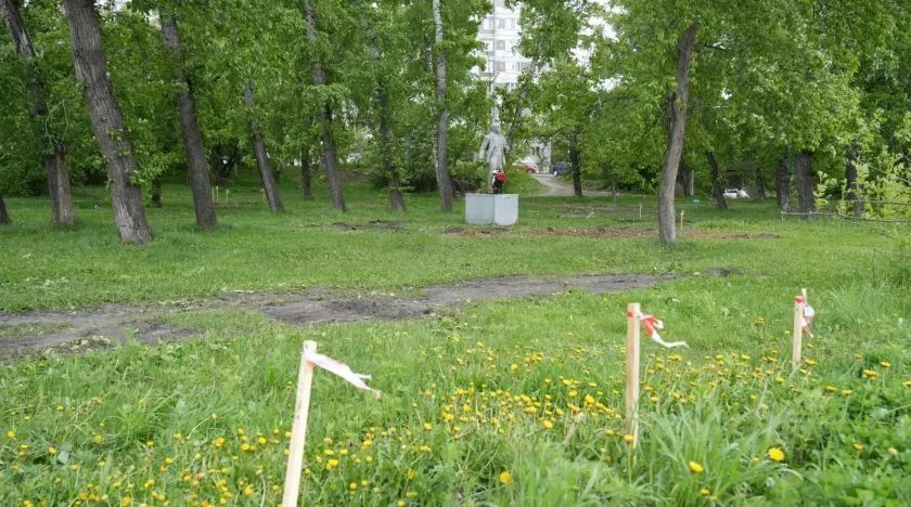 К благоустройству ещё одной общественной территории приступили в Бийске