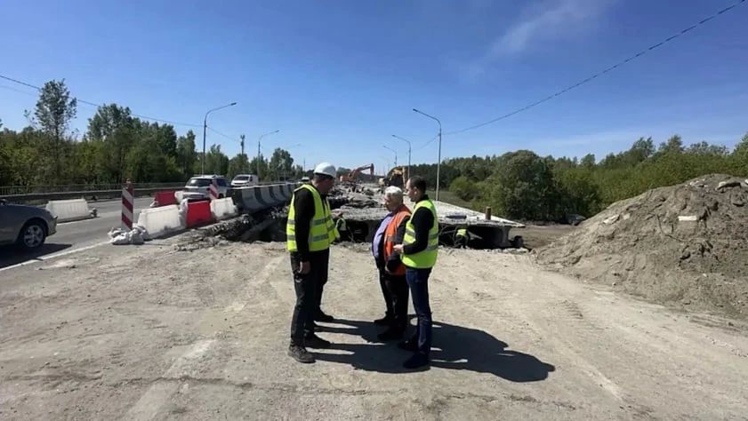 Ремонт моста через Лосиху планируют ускорить ночными сменами, чтобы "уменьшить дискомфорт для автомобилистов"
