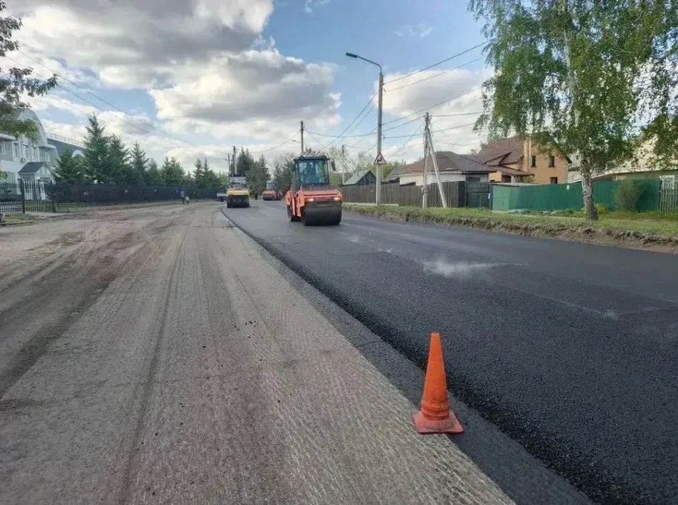 В Новоалтайске по нацпроекту ведется ремонт улицы Набережной