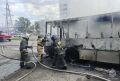 Маршрутный автобус с пассажирами загорелся в Бийске