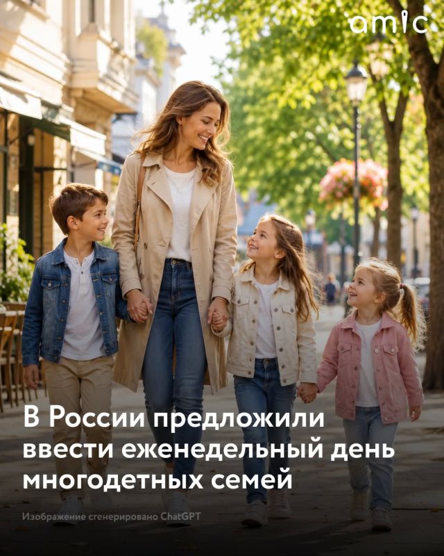 Депутат предложил ввести еженедельные день для многодетных семей, когда организации будут обслуживать их вне очереди