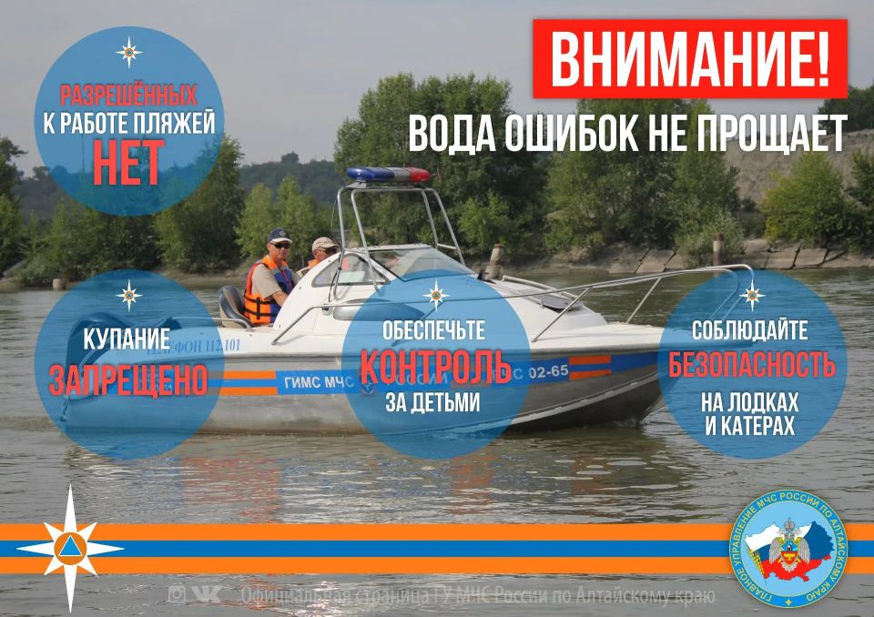 ВАЖНО! По данным синоптиков в Алтайском крае 1-5 июня местами в западных районах ожидается аномально жаркая погода с максимальными температурами воздуха +30°С и выше
