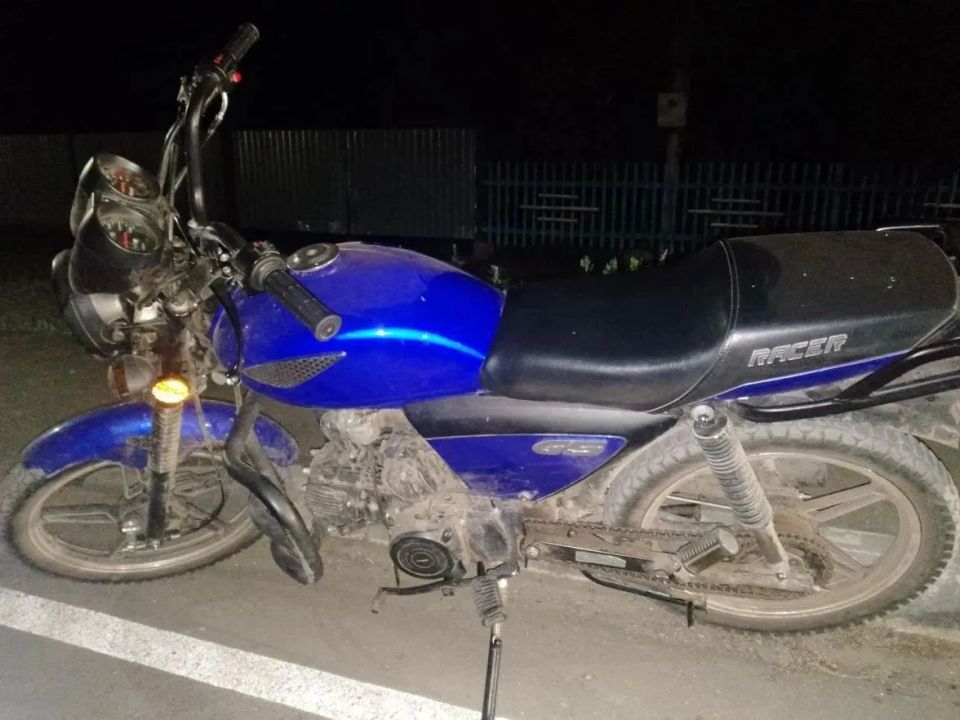 Малолетние байкеры столкнулись в Завьяловском районе