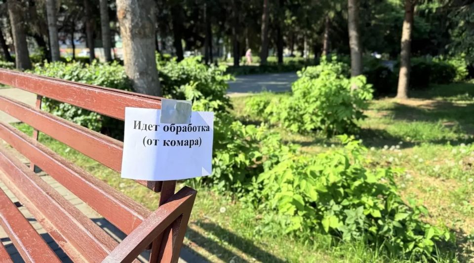 К обработке парков от комаров приступили в Бийске