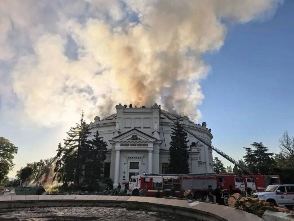 Украинский БПЛА ударил по музею Панорама «Оборона Севастополя 1854-1855 годов»