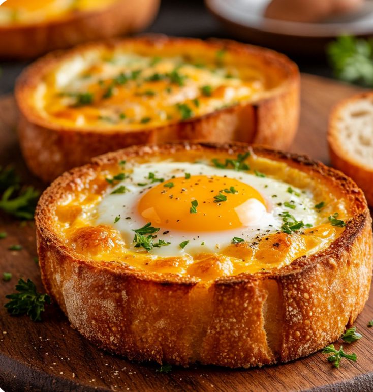 Гренки с сыром и яйцом: быстрый и аппетитный завтрак в духовке