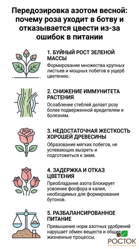Почему азот мешает вашим розам свести: избегаем распространенные ошибки в уходе