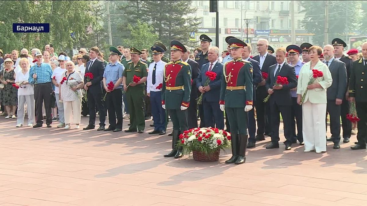 В Барнауле прошли памятные мероприятия, посвящённые 85-ой годовщине со дня начала Великой Отечественной войны