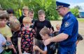 Офицеры следственного управления СК России по Алтайскому краю провели занятие для воспитанников патриотической смены в лагере «Звёздный»