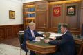 Полномочный представитель Президента России в Сибирском федеральном округе Анатолий Серышев в ходе рабочей поездки в Кемеровскую область провел рабочую встречу с главой региона Ильёй Середюком