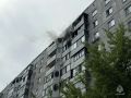 Квартиры загорелись в многоэтажке в центре Барнаула