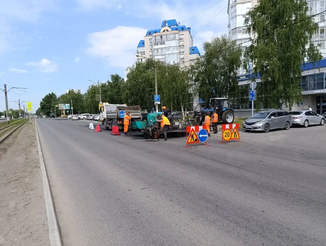 Текущий ремонт дорог: более половины плана выполнено, работы продолжаются Текущий ремонт дорог: более половины плана выполнено, работы продолжаются