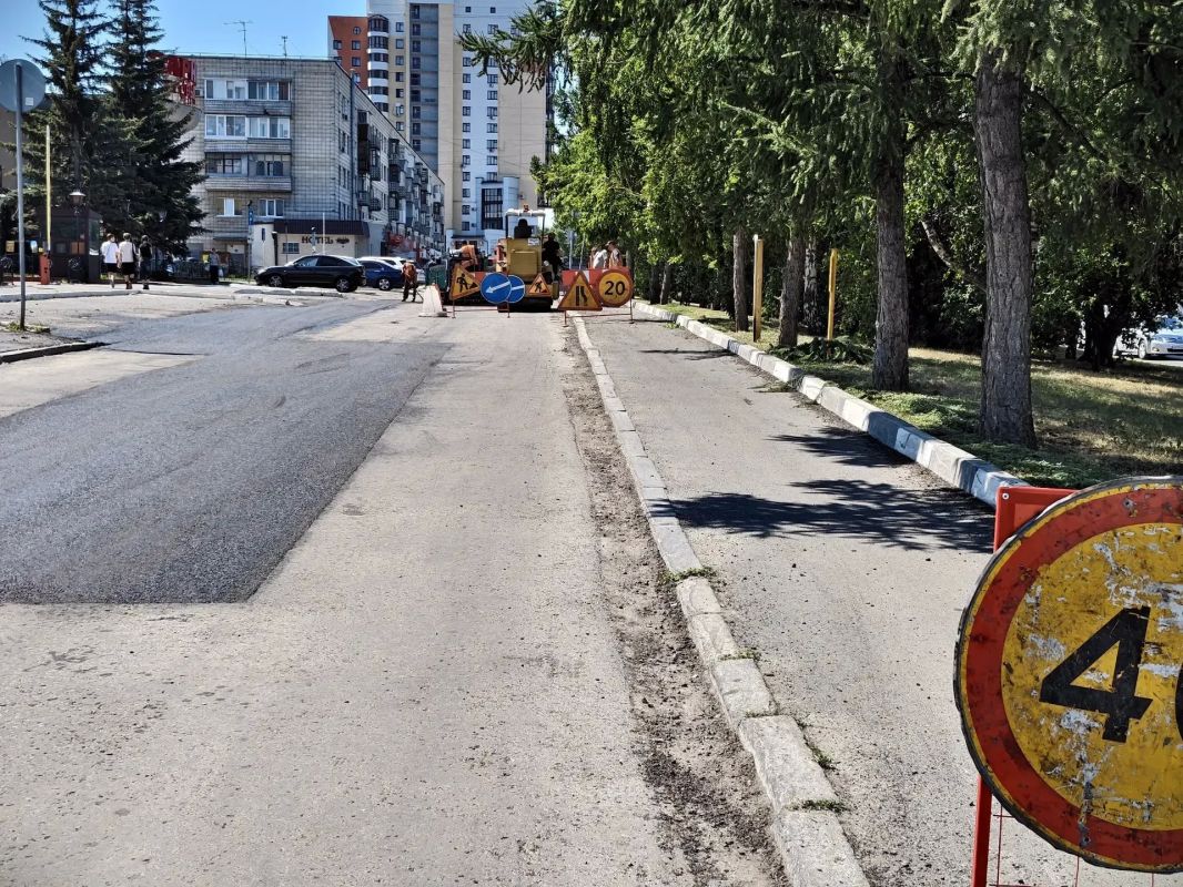 Текущий ремонт дорог: более половины плана выполнено, работы продолжаются Текущий ремонт дорог: более половины плана выполнено, работы продолжаются