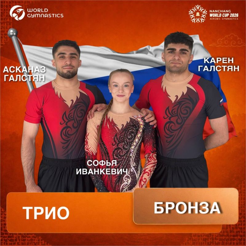 Воспитанники спортивной школы «Победа» — бронзовые призёры этапа Кубка мира по спортивной аэробике в Китае