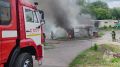 На улице Анатолия в Барнауле загорелись гаражи