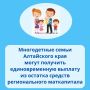 Многодетные семьи Алтайского края могут получить единовременную выплату из остатка средств регионального маткапитала