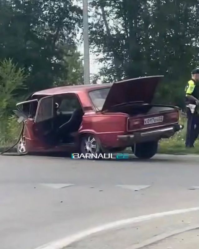 Авария произошла в Научном городке