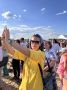 Зрители концерта «Любэ» на Всероссийском дне поля