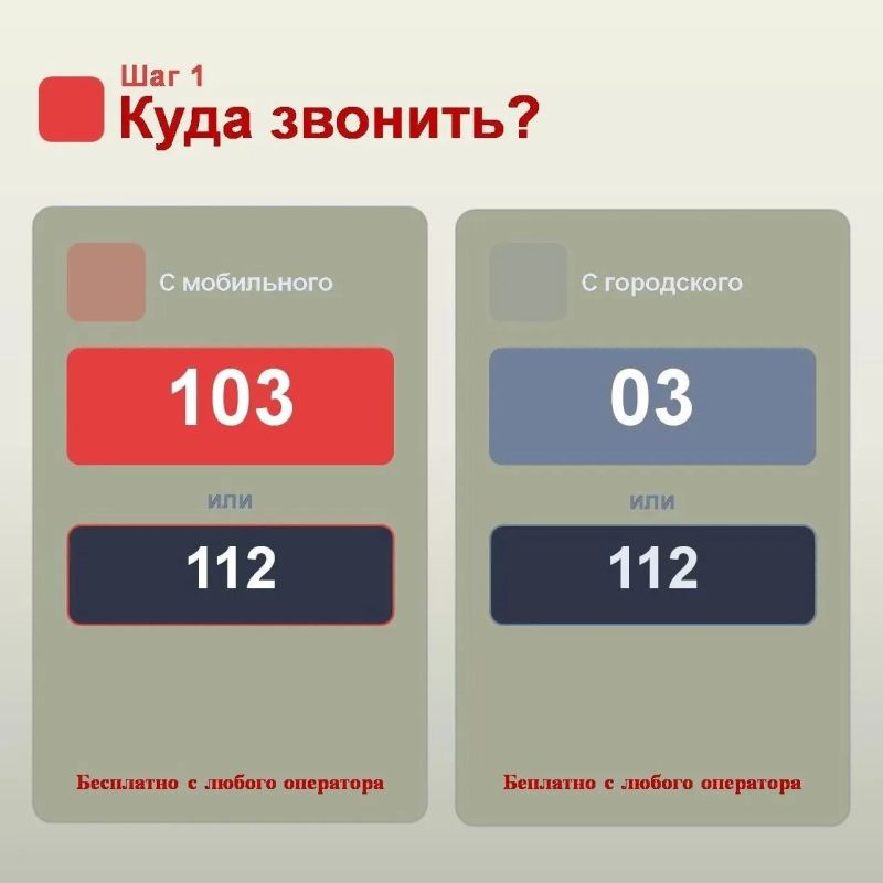 Минуты, которые могут спасти жизнь: алгоритм правильного вызова скорой Минуты, которые могут спасти жизнь: алгоритм правильного вызова скорой