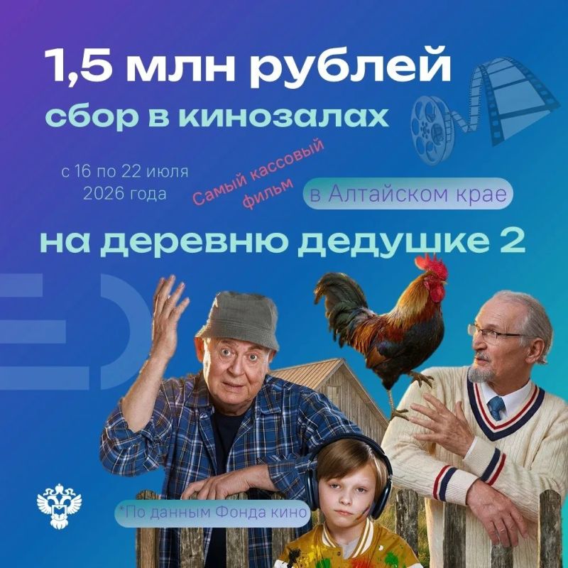 Лидером проката на Шукшинском фестивале стала комедия «На деревне дедушке — 2»