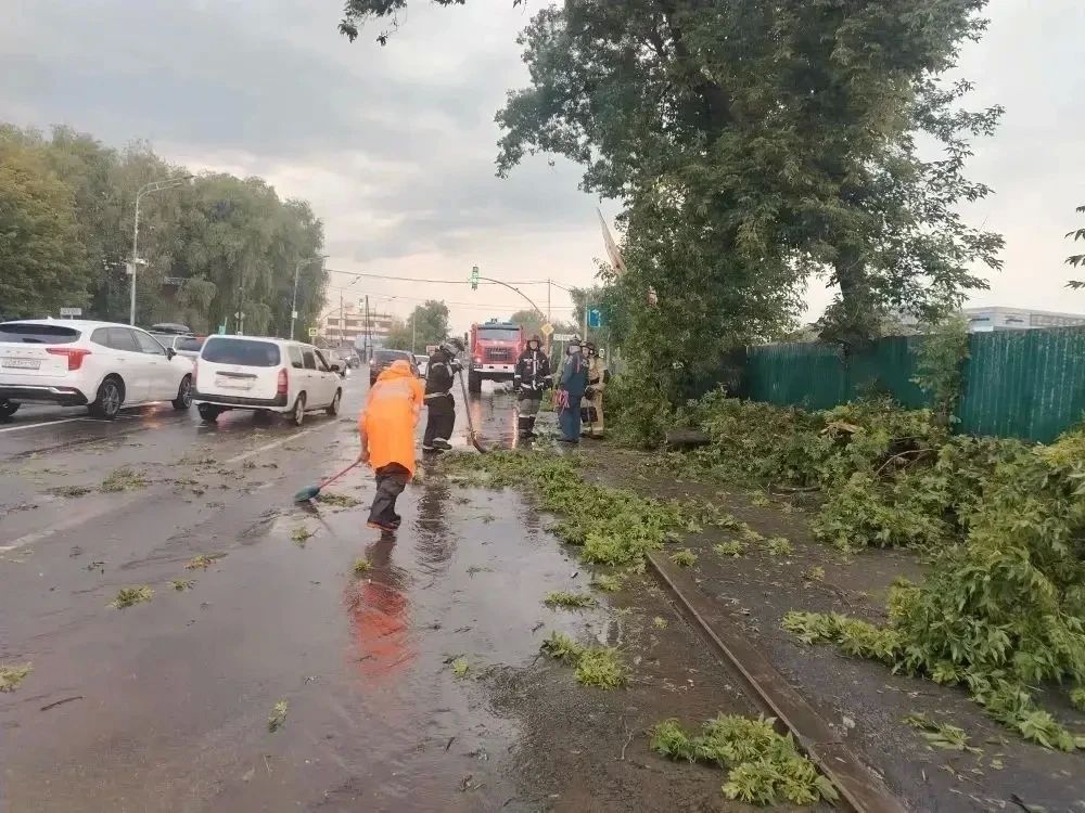 В Барнауле ликвидируют последствия непогоды В Барнауле ликвидируют последствия непогоды