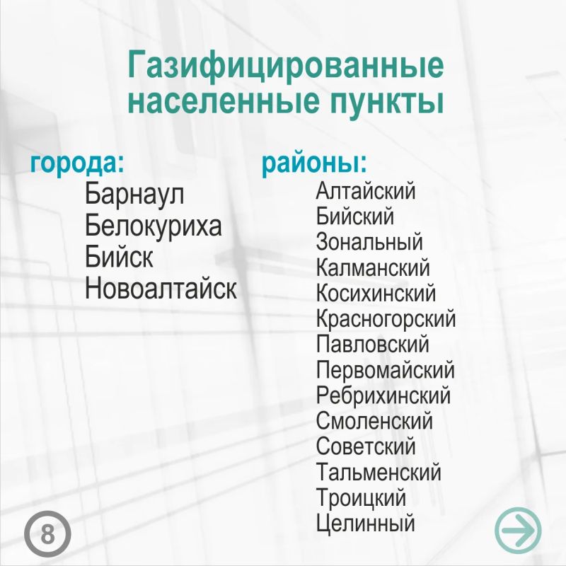 Жители Алтайского края получают до 100 тысяч рублей в виде материальной поддержки на подключение жилого дома к природному газу Жители Алтайского края получают до 100 тысяч рублей в виде материальной поддержки на подключение жилого дома к природному газу