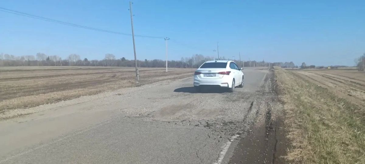 Въезд в село Дружба обновили по нацпроекту: более 3 км дороги приведено в норматив
