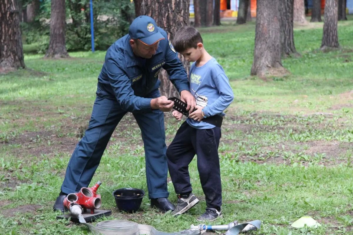 В городских лагерях проходят учения по отработке действий при чрезвычайных ситуациях В городских лагерях проходят учения по отработке действий при чрезвычайных ситуациях
