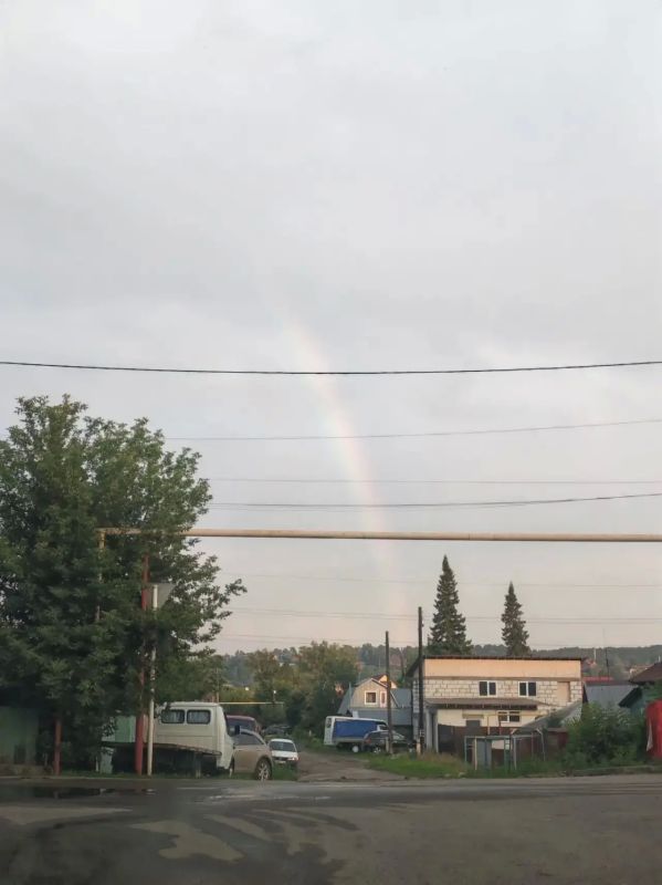 Радуга в Барнауле! Видели?