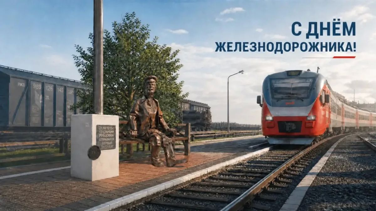 Уважаемые работники и ветераны железнодорожной отрасли! Сердечно поздравляем вас с профессиональным праздником – Днём железнодорожника!