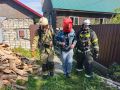 Людей спасли при крупном пожаре в Бийске