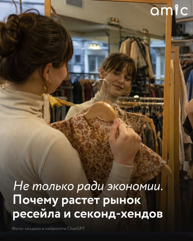 В 2025 году российский рынок секонд-хендов и ресейла приблизился к 1 трлн рублей