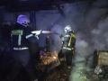 Крупный ночной пожар уничтожил склад с зерном в Алтайском крае
