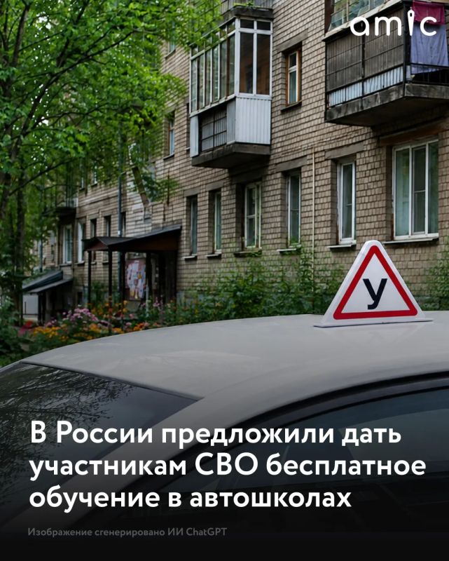 В России предложили дать участникам СВО бесплатное обучение в автошколах