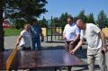 В барнаульском микрорайоне Авиатор обустраивают детскую площадку