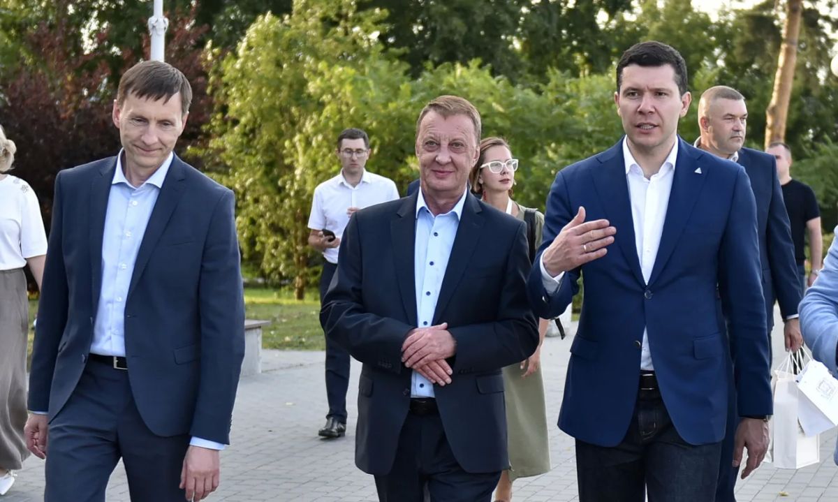 Вячеслав Франк познакомил Антона Алиханова с Барнаулом с высоты Нагорного парка
