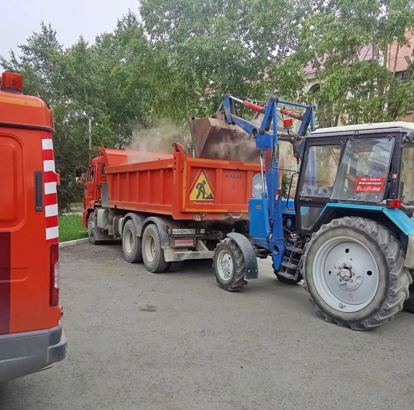 Какие работы по благоустройству на текущей неделе были выполнены в Бийске Какие работы по благоустройству на текущей неделе были выполнены в Бийске
