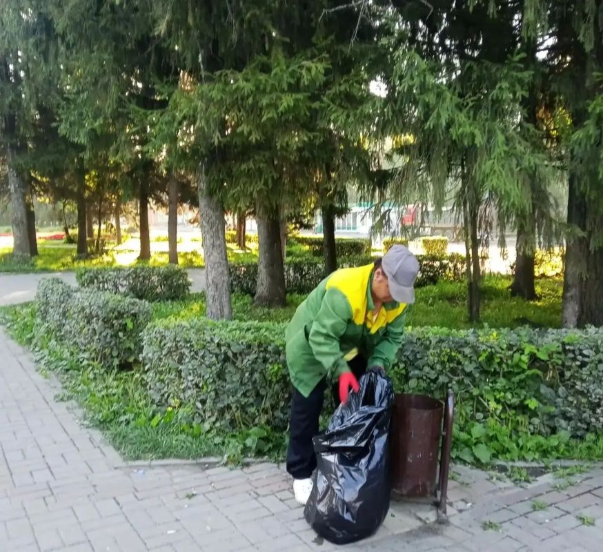 Какие работы по благоустройству на текущей неделе были выполнены в Бийске Какие работы по благоустройству на текущей неделе были выполнены в Бийске