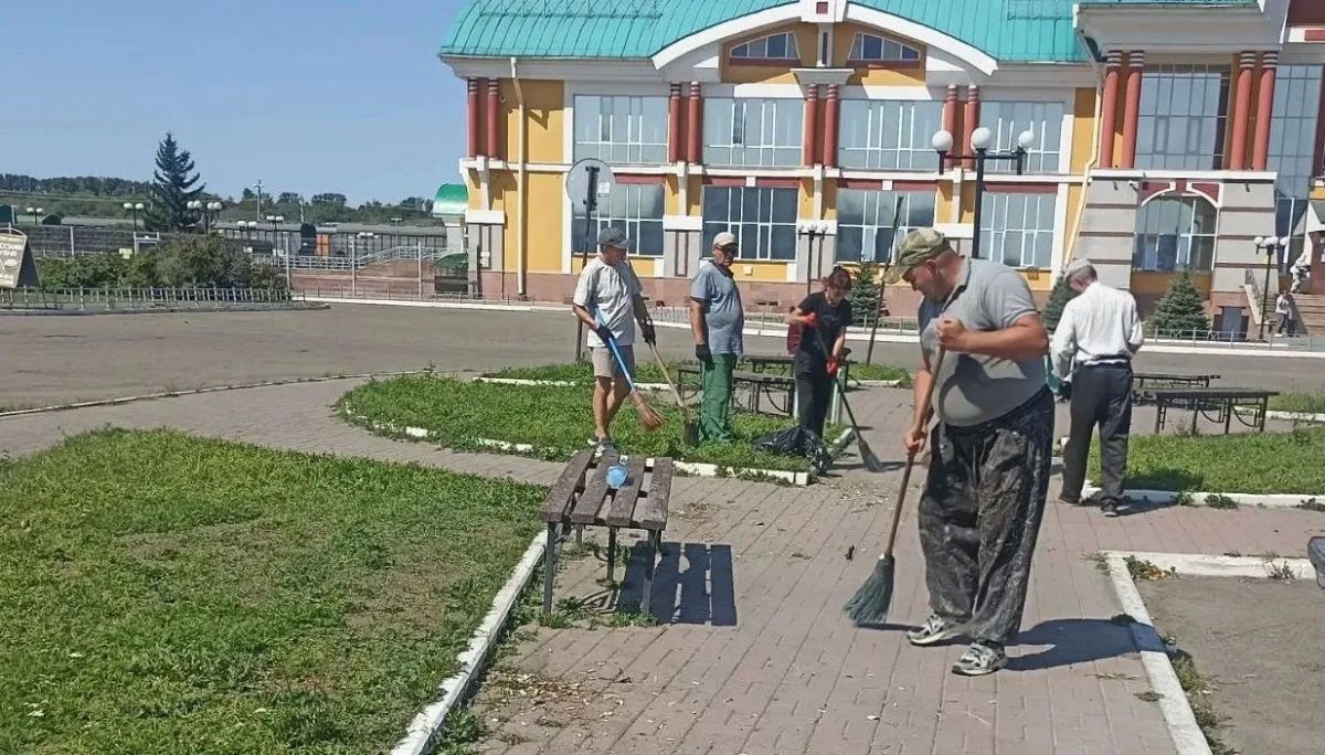 Какие работы по благоустройству на текущей неделе были выполнены в Бийске Какие работы по благоустройству на текущей неделе были выполнены в Бийске